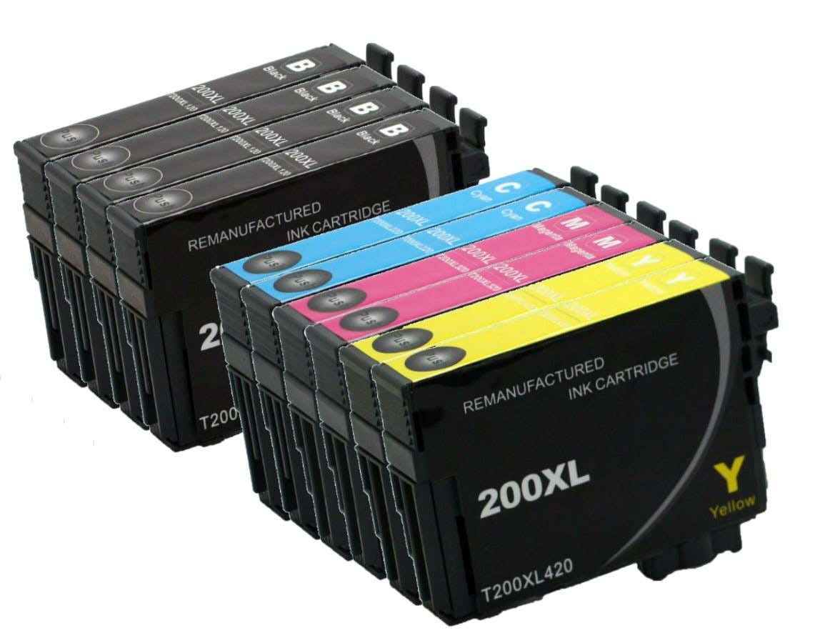 Epson 200XL High-Yield Remanufactured Ink Cartridge 10-Pack Combo