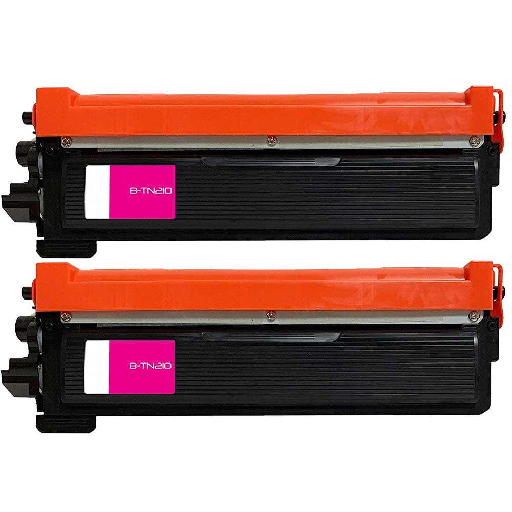 Brother TN210M Magenta Compatible Toner Cartridge Twin Pack