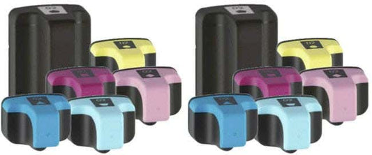 HP 02 Remanufactured Ink Cartridge 12-Pack Combo