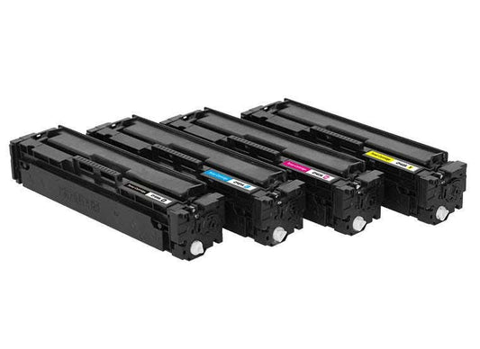 HP 201X (Replaces 201A) High-Yield Compatible Toner Cartridge 4-Pack Combo