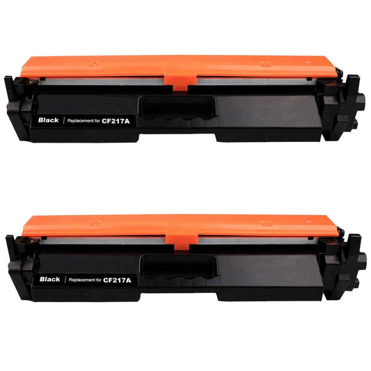 HP 17A (CF217A) Black Compatible Toner Cartridge Twin Pack