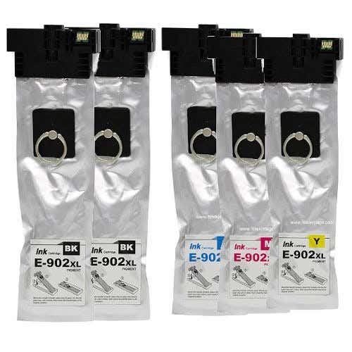 Epson 902XL High-Yield Remanufactured Ink Cartridge 5-Pack Combo