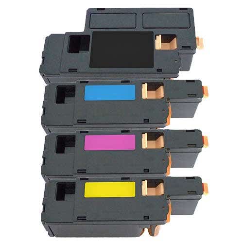 Dell C1660W Compatible Toner Cartridge 4-Pack Combo