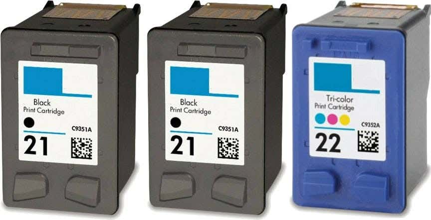 HP 21 & 22 Remanufactured Ink Cartridge 3-Pack Combo