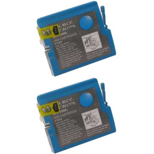 Brother LC51C Cyan Compatible Ink Cartridge Twin Pack