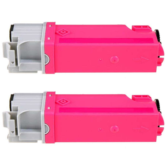 Dell 330-1433 (T109C) Magenta High-Yield Compatible Toner Cartridge Twin Pack