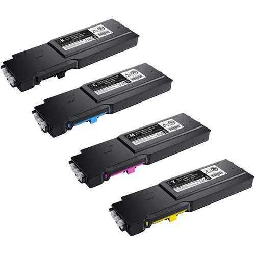 Dell S3840cdn / S3845cdn Compatible Extra High-Yield Toner 4-Pack Combo