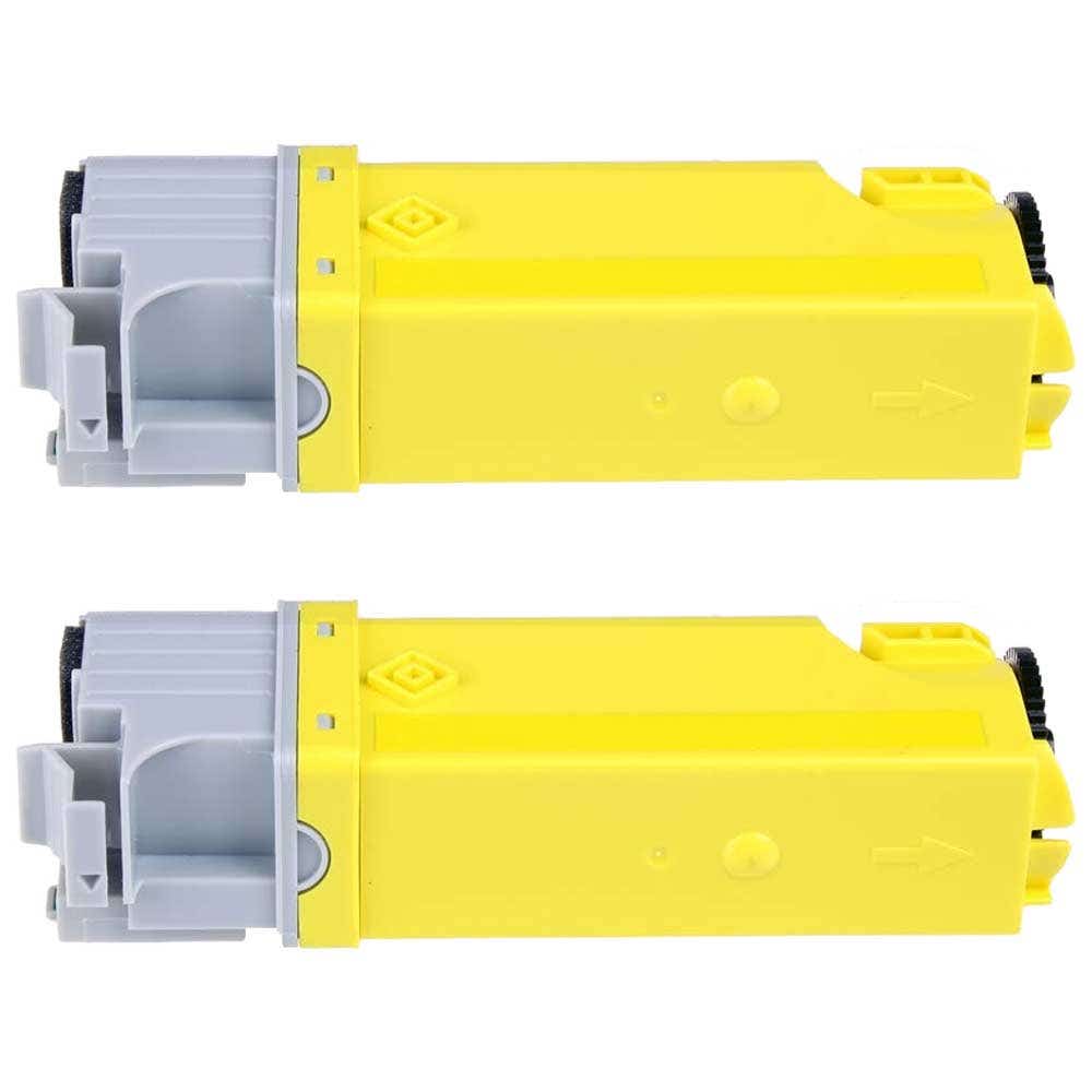 Dell 330-1438 (T108C) Yellow High-Yield Compatible Toner Cartridge Twin Pack