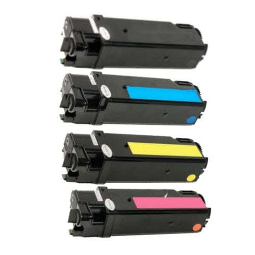 Xerox Phaser 6125 Compatible Toner Cartridge 4-Pack Combo