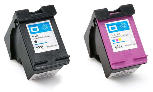 HP 63XL High-Yield Remanufactured Ink Cartridge 2-Pack Combo