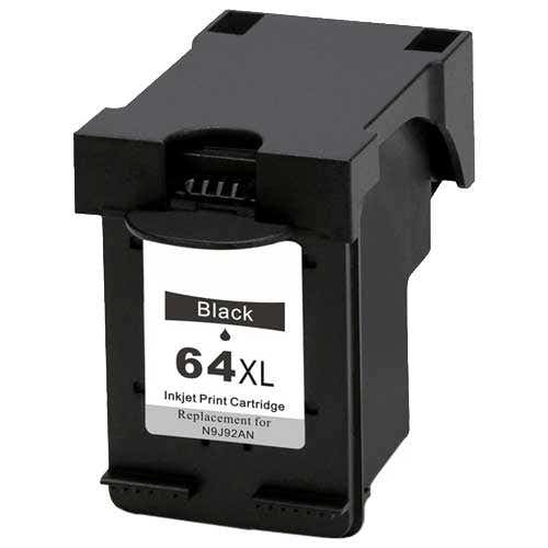 HP 64XL (N9J92AN) Black High-Yield Remanufactured Ink Cartridge