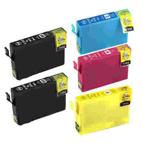 Epson 202XL High-Yield Remanufactured Ink Cartridge 5-Pack Combo