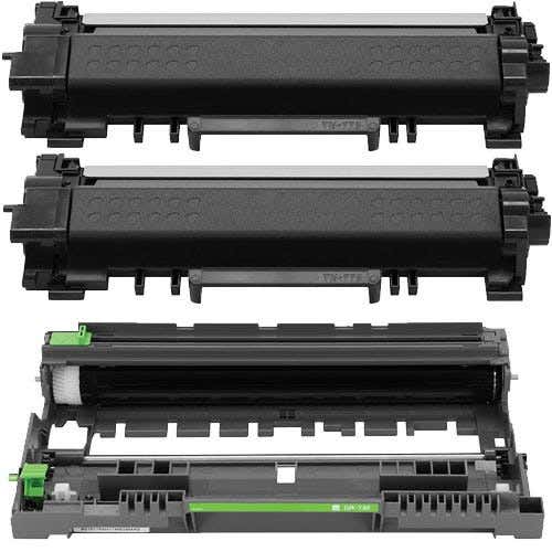 Brother TN770 & DR730 Super High-Yield Compatible Toner Cartridge 3-Pack Combo