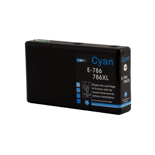 Epson 786XL (T786XL220) Cyan High-Yield Remanufactured Ink Cartridge