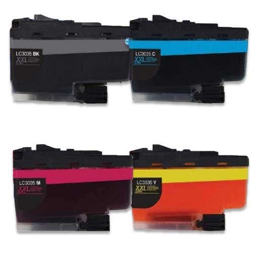 Brother LC3035 Ultra High-Yield Compatible Ink Cartridge 4-Pack Combo