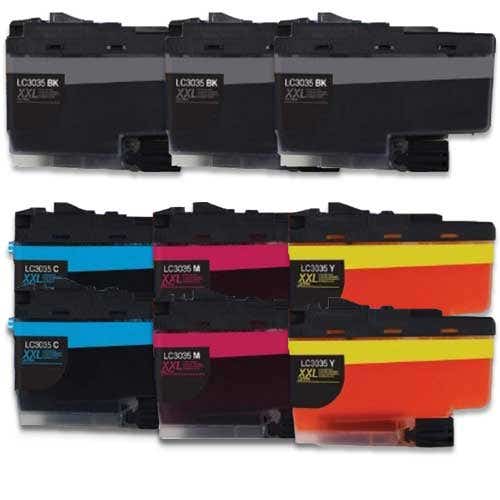 Brother LC3035 Ultra High-Yield Compatible Ink Cartridge 9-Pack Combo