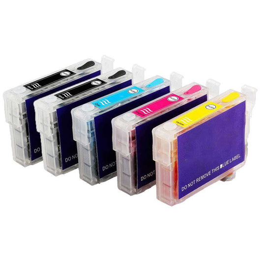 Epson 200XL High-Yield Remanufactured Ink Cartridge 5-Pack Combo