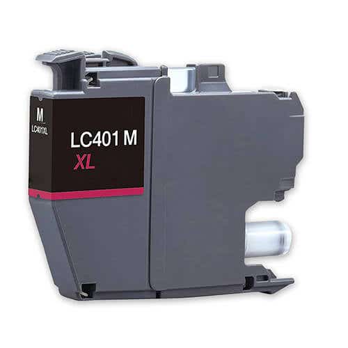 Compatible Brother LC401XLM High Yield Magenta Ink Cartridge