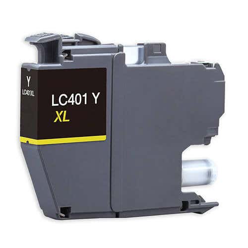 Compatible Brother LC401XLY High Yield Yellow Ink Cartridge