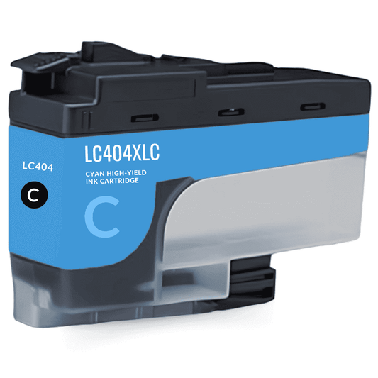 Compatible Brother LC404XLC High Yield Cyan Ink Cartridge