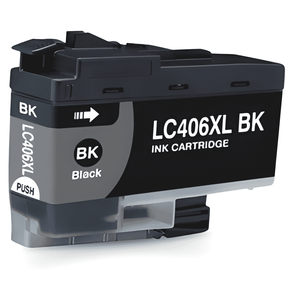 Compatible Brother LC406XLBK High Yield Black Ink Cartridge