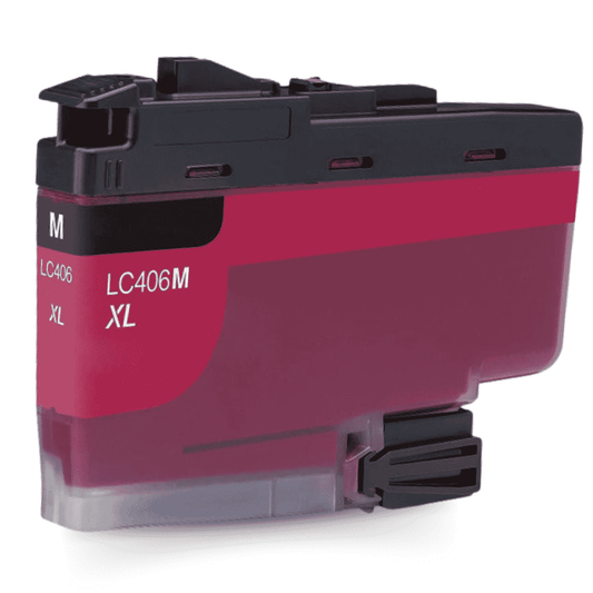 Compatible Brother LC406XLM High Yield Magenta Ink Cartridge