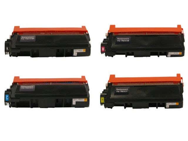 Brother TN210 Compatible Toner Cartridge 4-Pack Combo