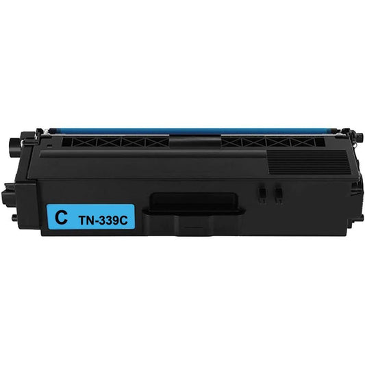 Brother TN339C Cyan Extra High-Yield Compatible Toner Cartridge