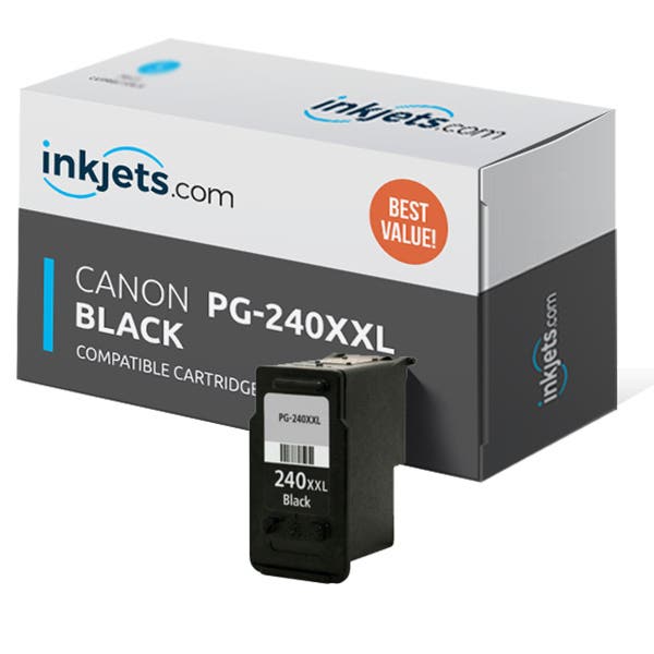 Remanufactured Canon PG-240XXL Ink Cartridge Black Extra High-Yield (5204B001)