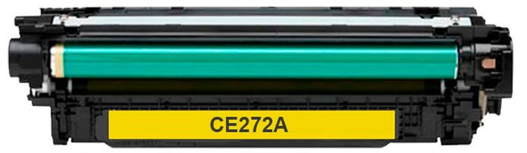 HP 650A (CE272A) Yellow Remanufactured Toner Cartridge