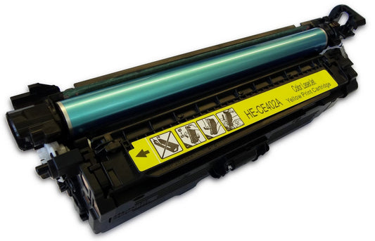 HP 507A (CE402A) Yellow Remanufactured Toner Cartridge