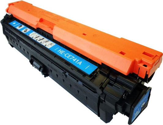 HP 307A (CE741A) Cyan Remanufactured Toner Cartridge