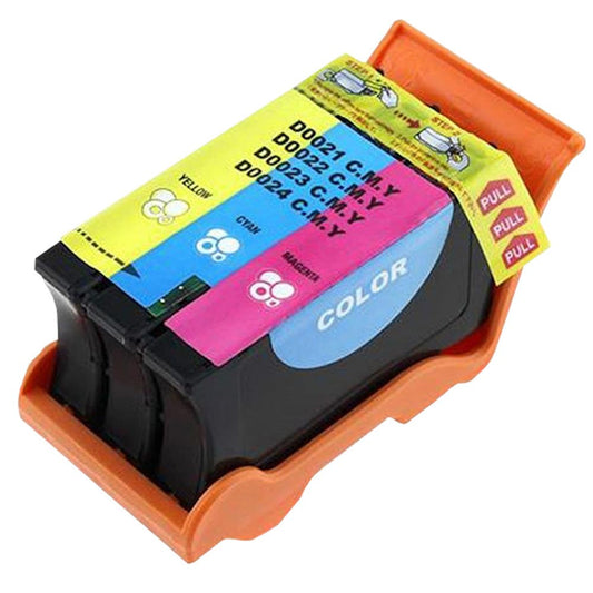 Dell Series 21 (Replaces 21,22,23,24) Color High-Yield Compatible Ink Cartridge