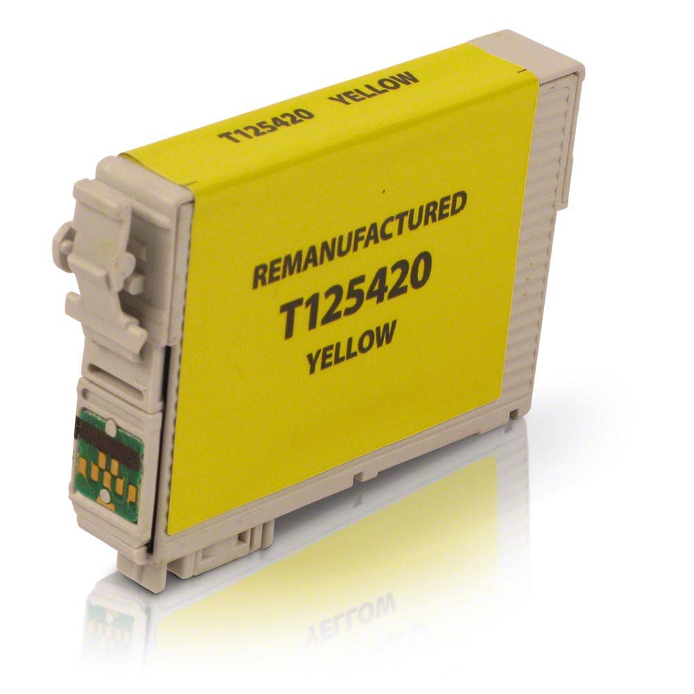 Epson 125 (T125420) Yellow Remanufactured Ink Cartridge