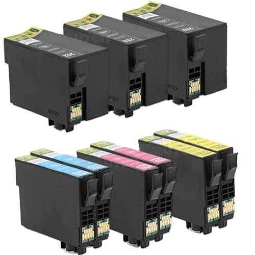 Epson 252XL High-Yield Remanufactured 9-Pack Combo