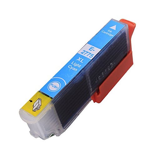 Epson 277XL (T277XL520) High-Yield Light Cyan Remanufactured Ink Cartridge