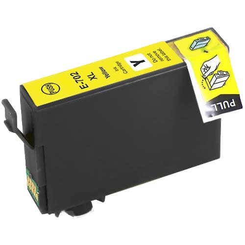 Epson 702XL (T702XL420) Yellow High-Yield Remanufactured Ink Cartridge