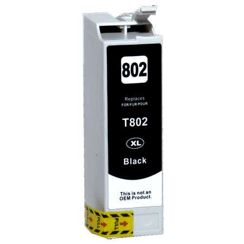 Epson 802XL (T802XL120) Black High-Yield Remanufactured Ink Cartridge