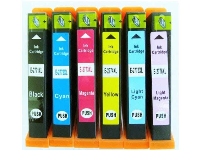 Epson 277XL High-Yield Remanufactured Ink Cartridge 6-Pack Combo