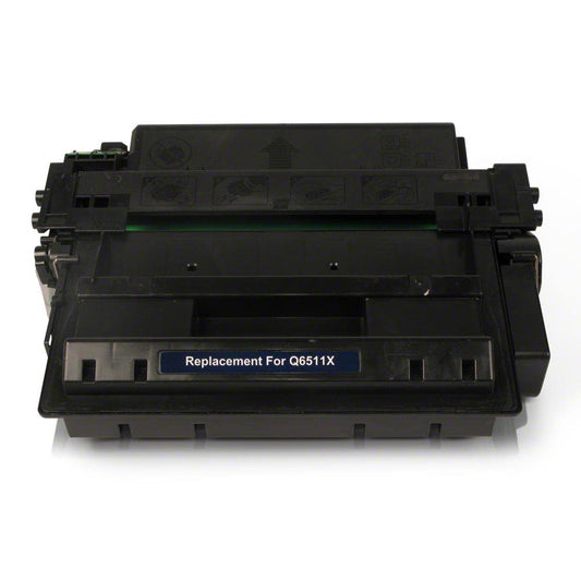 HP 11X (Q6511X) Black High-Yield Remanufactured Toner Cartridge