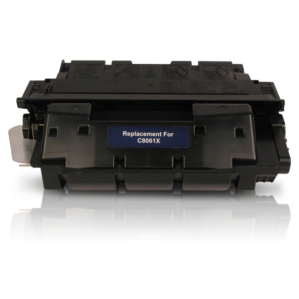 HP 61X (C8061X) Black High-Yield Remanufactured Toner Cartridge