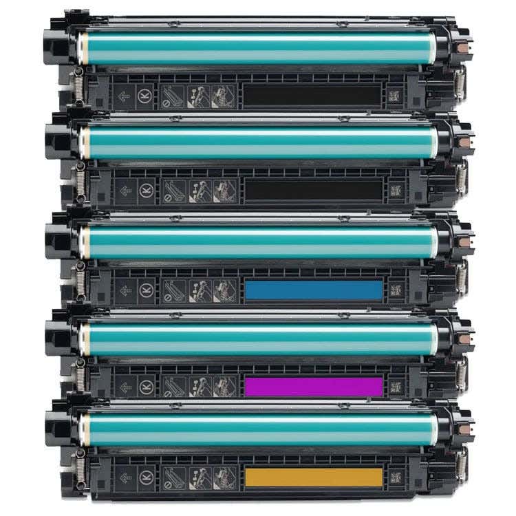 HP 212A Compatible Toner Cartridge 5-Pack (With Chip)