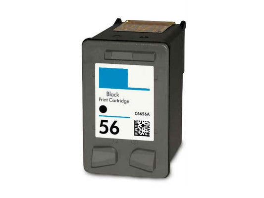 HP 56 (C6656AN) Black Remanufactured Ink Cartridge