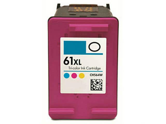 HP 61XL (CH564WN) Color High-Yield Remanufactured Ink Cartridge