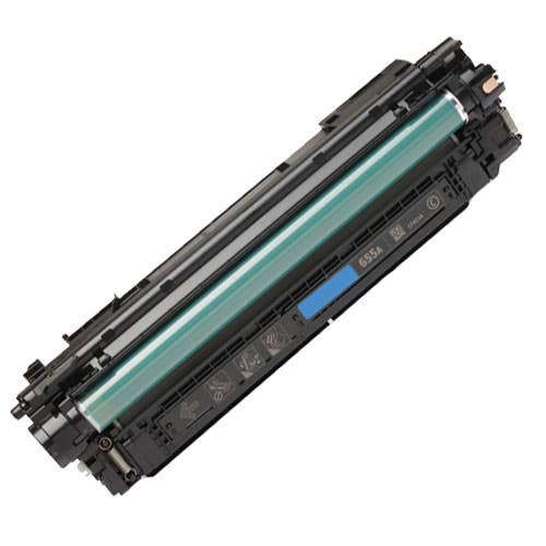 HP 655A (CF451A) Cyan Remanufactured Laser Toner Cartridge