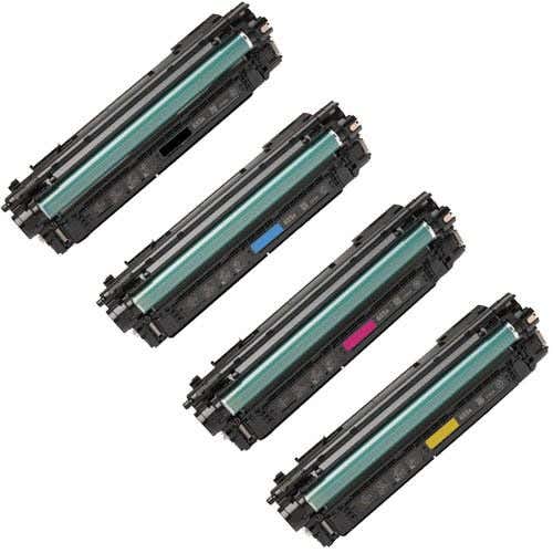 HP 655A Remanufactured Laser Toner 4-Pack Combo