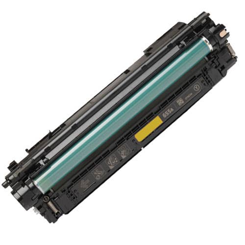 HP 655A (CF452A) Yellow Remanufactured Laser Toner Cartridge