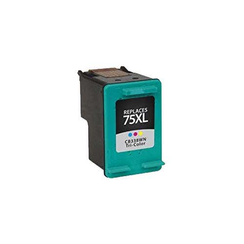 HP 75XL (CB338WN) Tri-Color High-Yield Remanufactured Ink Cartridge