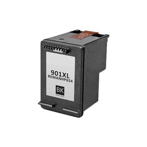 HP 901XL (CC654AN) Black High-Yield Remanufactured Ink Cartridge