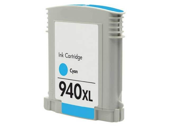 HP 940XL (C4907AN) Cyan High-Yield Remanufactured Ink Cartridge